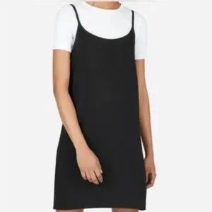 Everlane Japanese Go weave mini slip dress